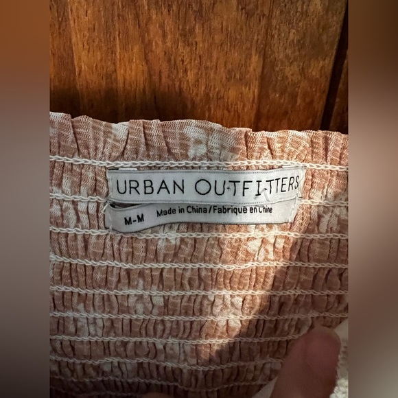 Urban Outfitters Audrey Mini Dress Beige Floral Size Medium - Picture 9 of 12